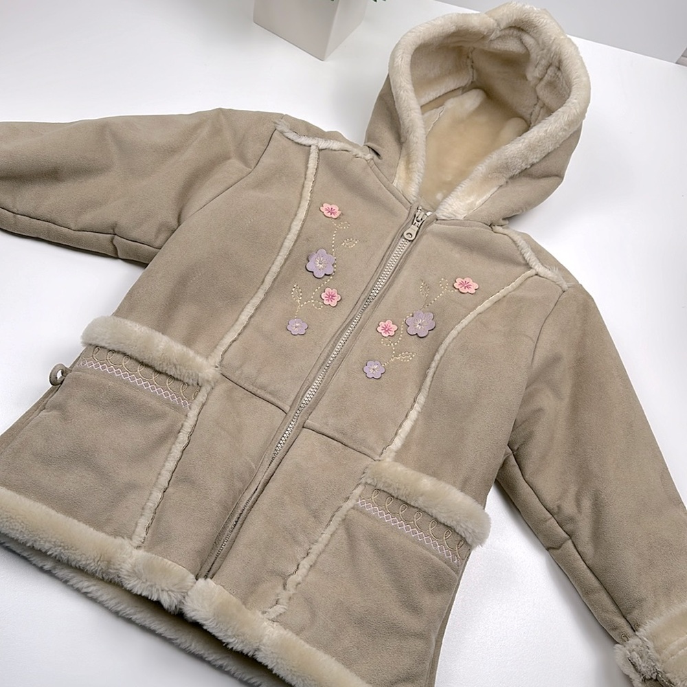 Big Chill Faux suede and fur winter coat